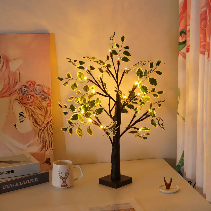 Magical BrightTree Table Lamp – Elegant Tree Design with Warm LED Lighting Kalsten