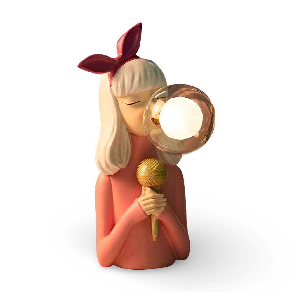 BubbleFairies Table Lamp – Enchanting Quartet Cartoon Girl Figurine Light | Kalsten