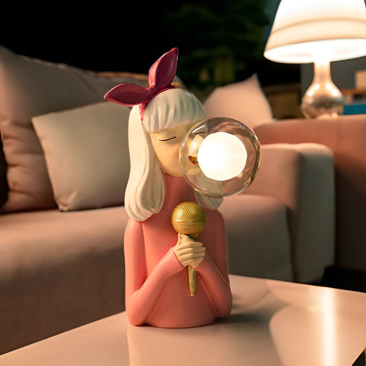 BubbleFairies Table Lamp – Enchanting Quartet Cartoon Girl Figurine Light | Kalsten