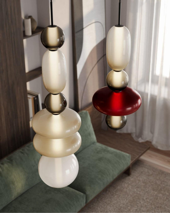 LumiSphere Light - Modern Colored Glass LED Pendant Light | Kalsten