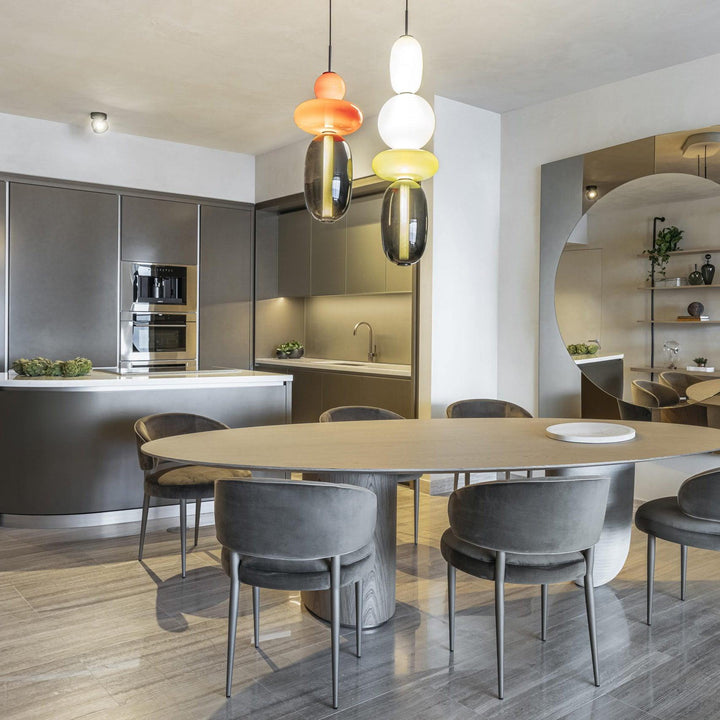 LumiSphere Light - Modern Colored Glass LED Pendant Light | Kalsten