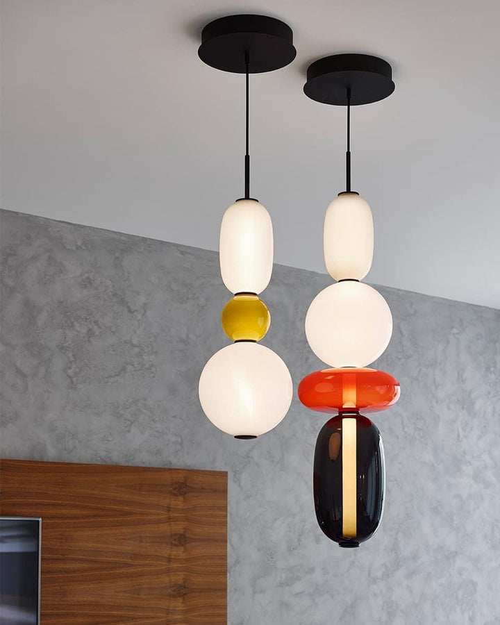 LumiSphere Light - Modern Colored Glass LED Pendant Light | Kalsten