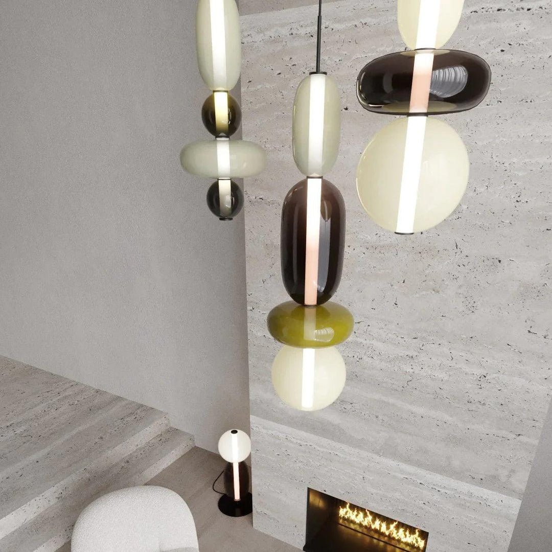 LumiSphere Light - Modern Colored Glass LED Pendant Light | Kalsten