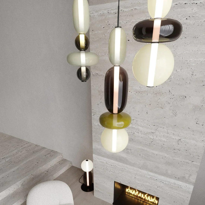 LumiSphere Light - Modern Colored Glass LED Pendant Light | Kalsten