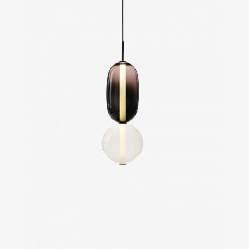 LumiSphere Light - Modern Colored Glass LED Pendant Light | Kalsten