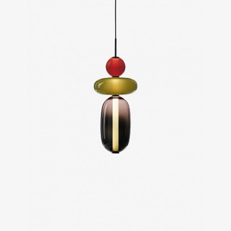 LumiSphere Light - Modern Colored Glass LED Pendant Light | Kalsten