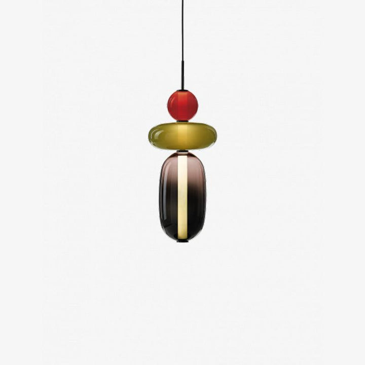 LumiSphere Light - Modern Colored Glass LED Pendant Light | Kalsten