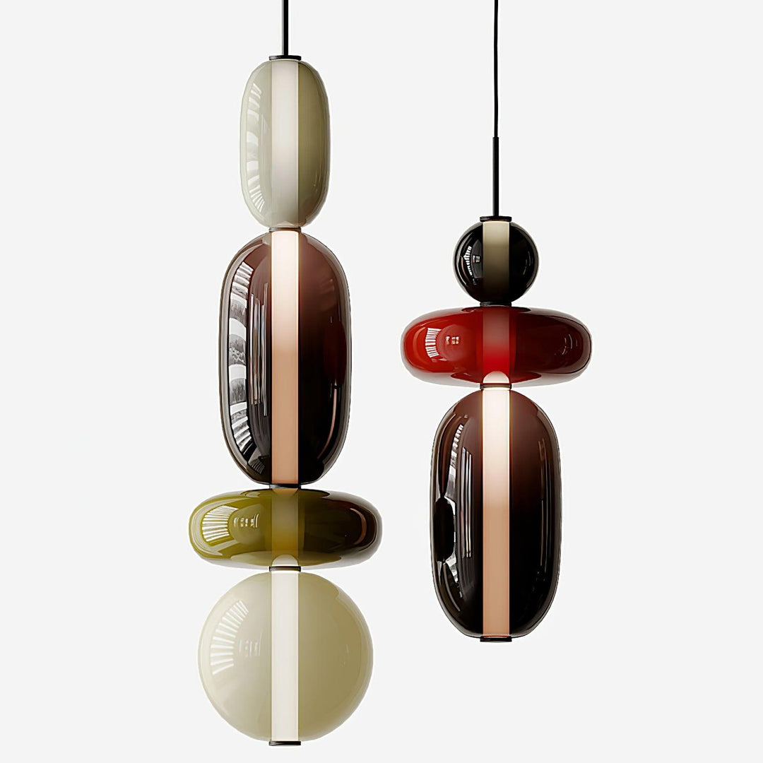 LumiSphere Light - Modern Colored Glass LED Pendant Light | Kalsten