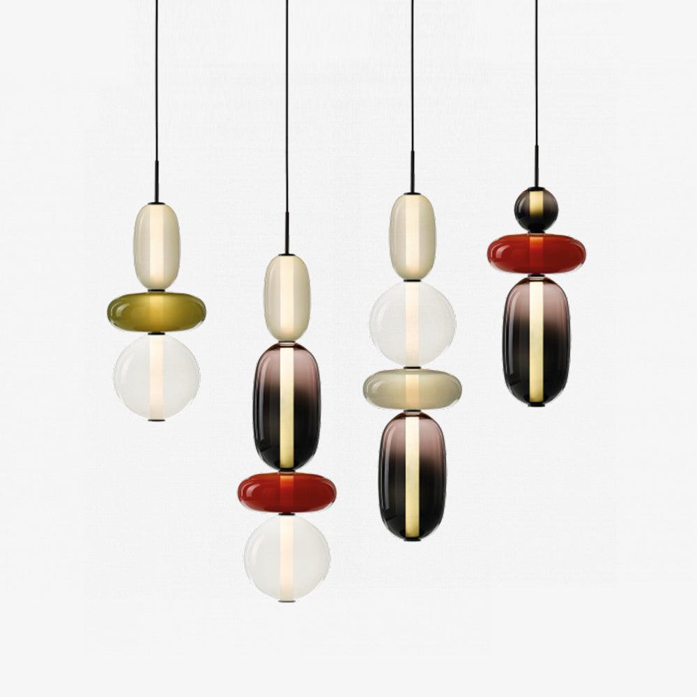 LumiSphere Light - Modern Colored Glass LED Pendant Light | Kalsten