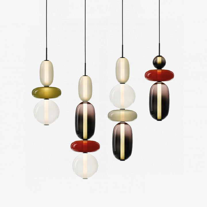 LumiSphere Light - Modern Colored Glass LED Pendant Light | Kalsten