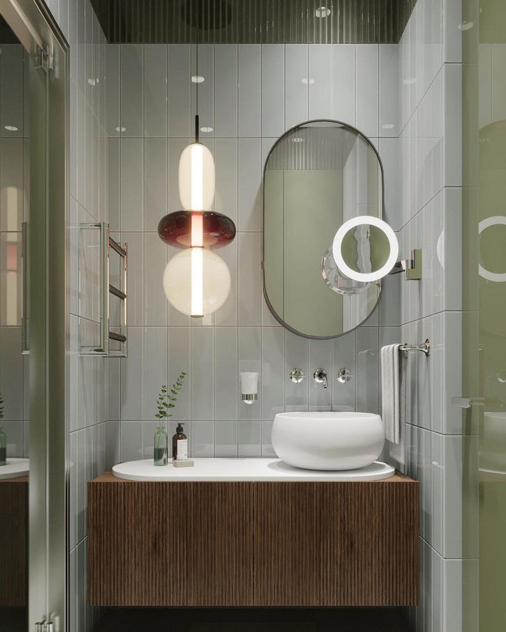 LumiSphere Light - Modern Colored Glass LED Pendant Light | Kalsten