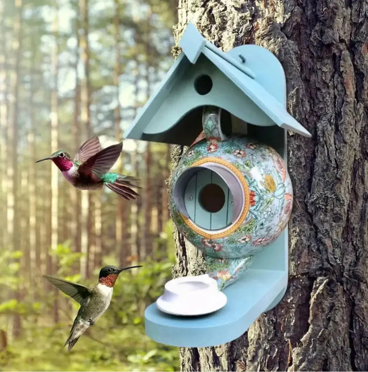 Kalsten | Colorful Teapot Birdhouse