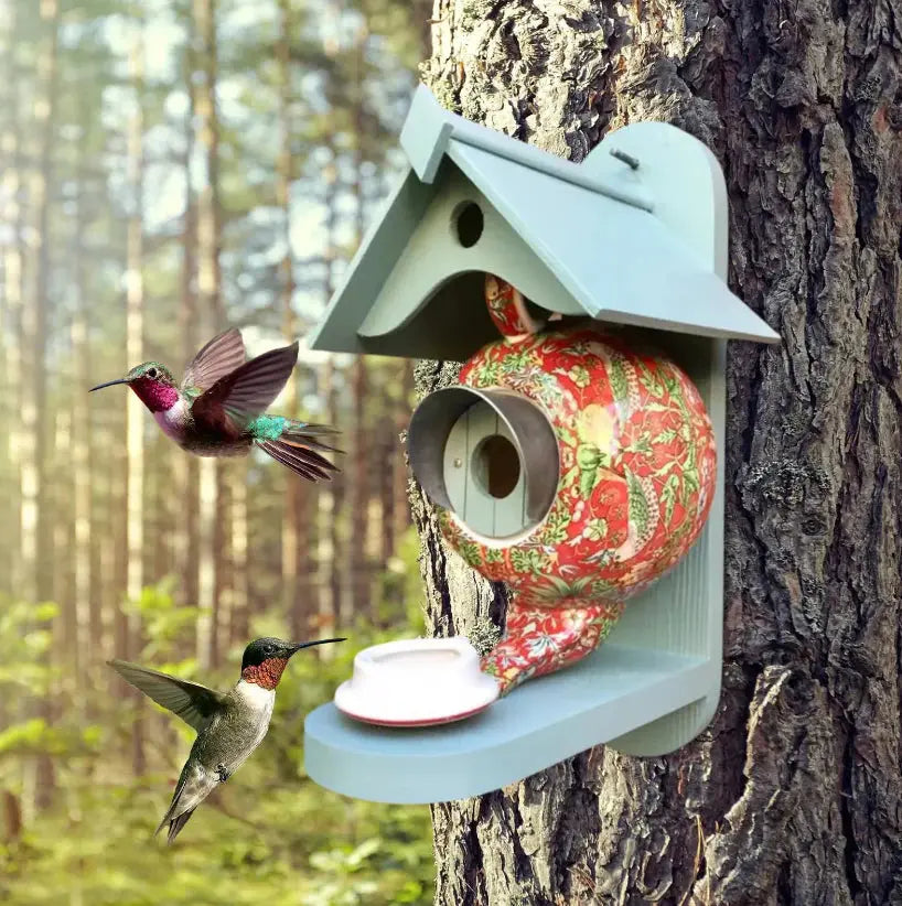 Kalsten | Colorful Teapot Birdhouse