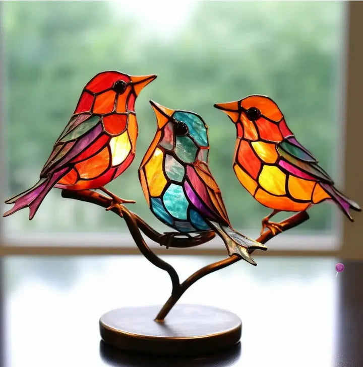 Window Bird Decoration