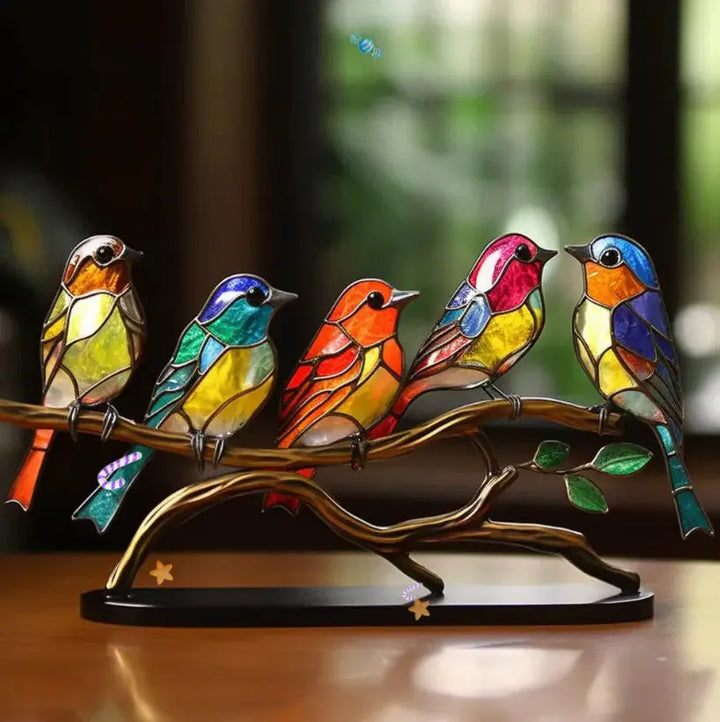 Window Bird Decoration