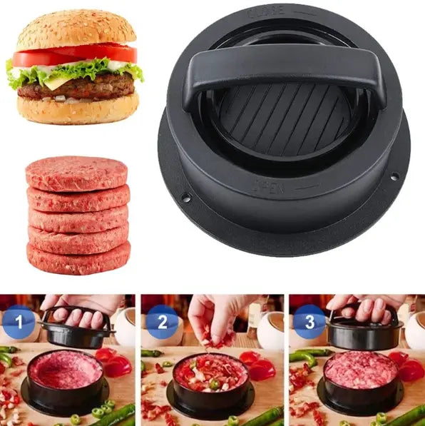 Burger press with twist lock for perfect patties | Kalsten