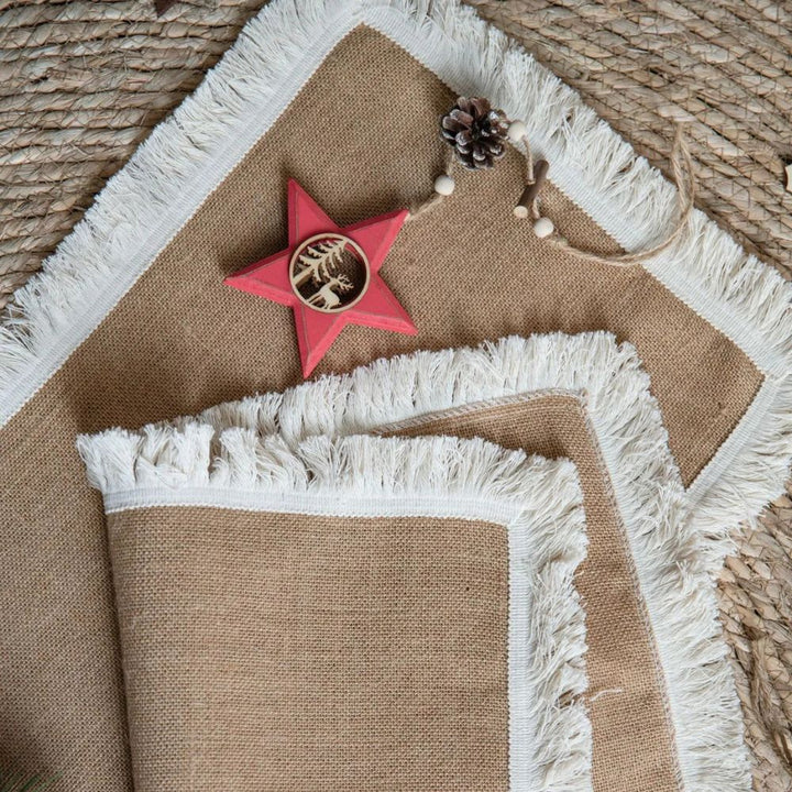 Kalsten | Burlap Charm Boho Table Runner