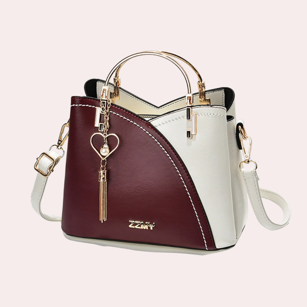 Skanto | Vero – Elegant Leather Bag with Multiple Compartments | Stylish Shoulder and Crossbody Bag