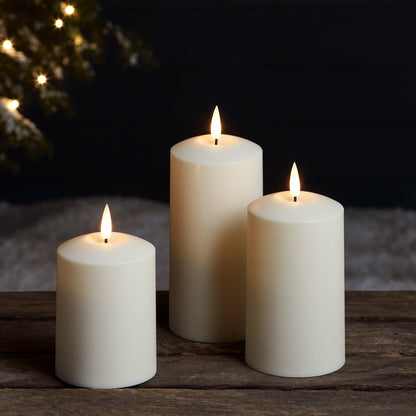 Brehn | TruGlow LED Outdoor Candles Trio with Remote Control