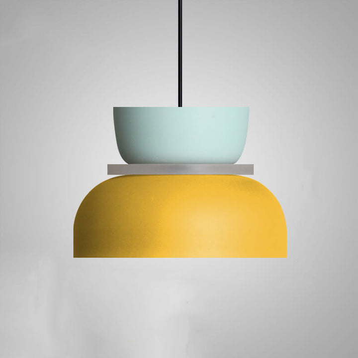 Pendant Light Metal 11.8 in Adjustable Colorful Living Room Bedroom Modern Ceiling Lamp | Kalsten