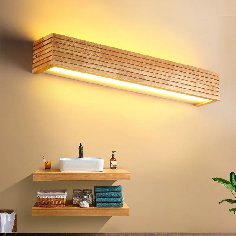 Modern Wooden LED Wall Light
