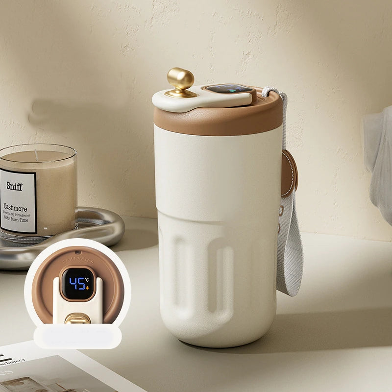 Portable Smart Stainless Steel Coffee Cup | Kalsten