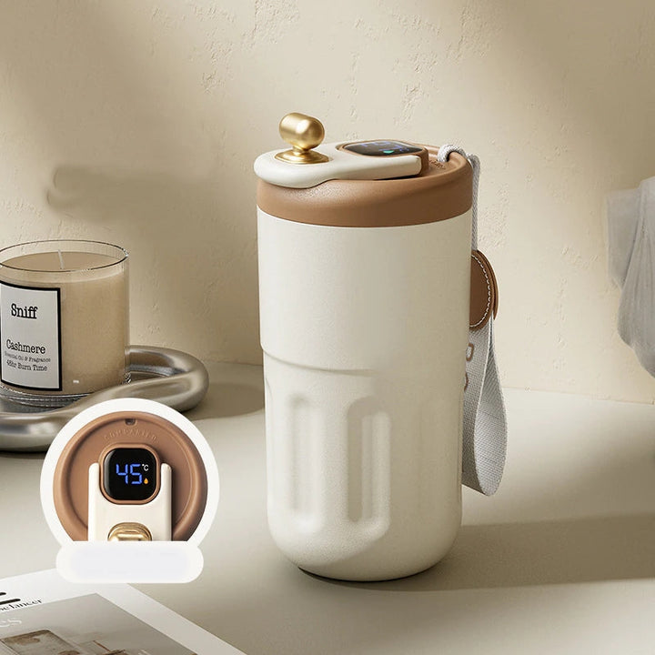 Portable Smart Stainless Steel Coffee Cup | Kalsten