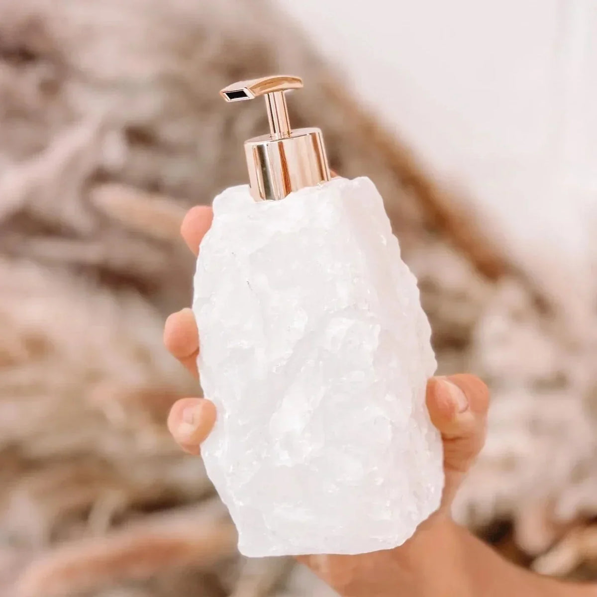 Skanto | Crystal Glass Soap Dispenser