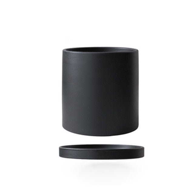 BowLift | Elegant flowerpot made of ceramic with saucer
