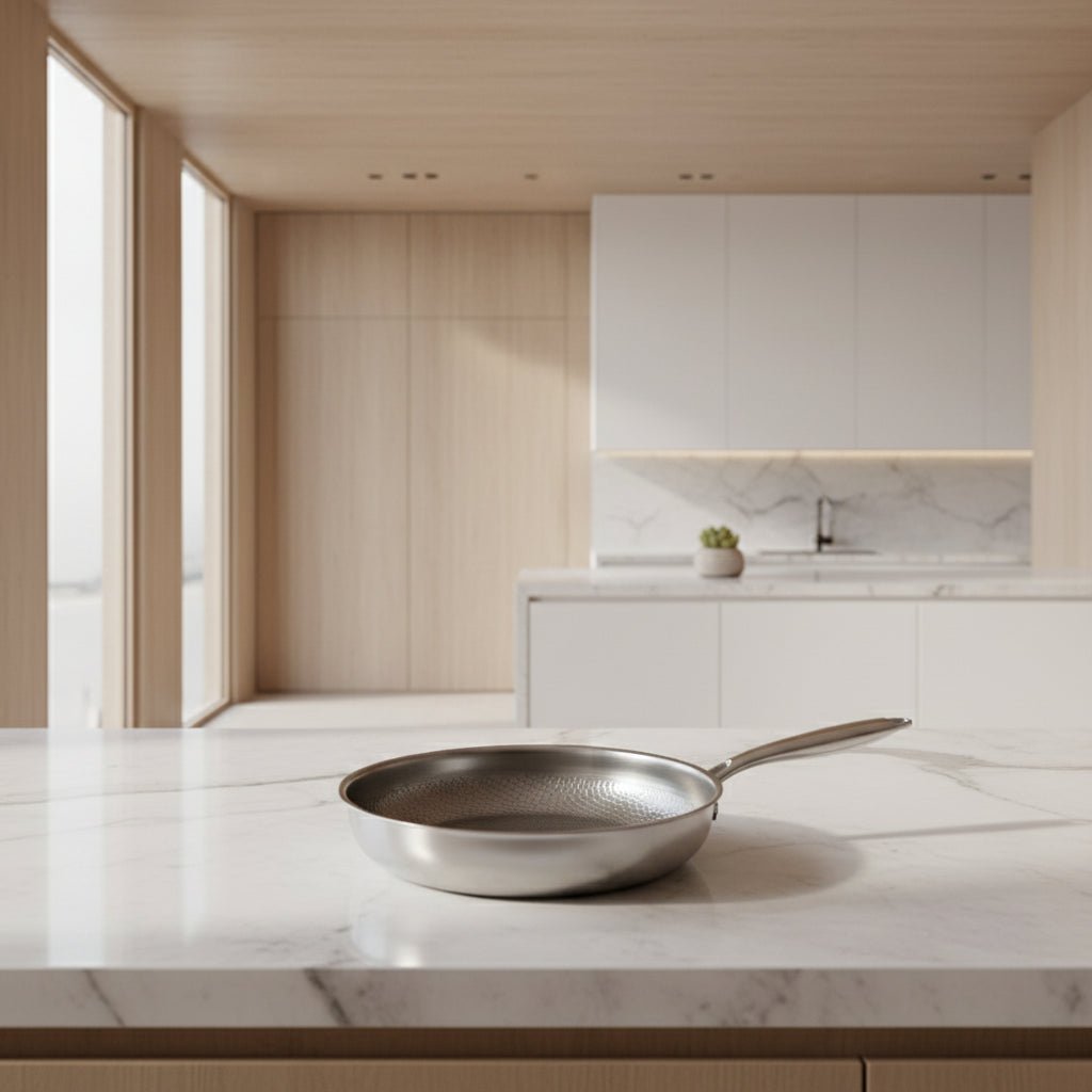 Skanto | Titanhammered Non-Stick Skillet for Induction Cooktops and Everyday Cooking