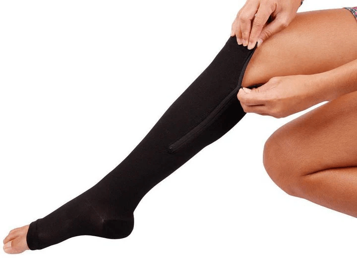 BowLift | Compression stockings with zipper for improved circulation