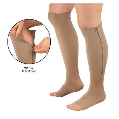 Skanto | Zipper Compression Socks for Support and Relief