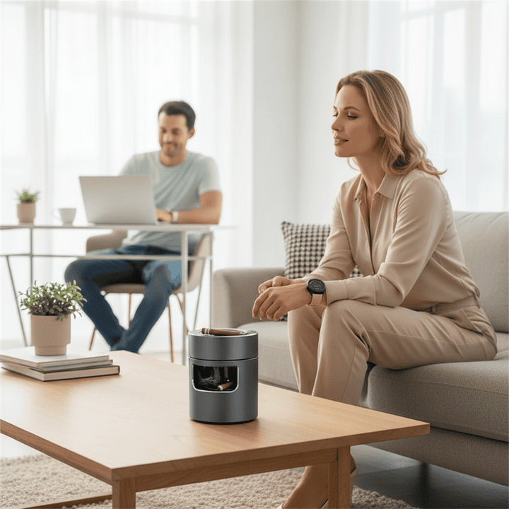 Kalsten | USB-powered Ashtray with HEPA Filter & Ionizer