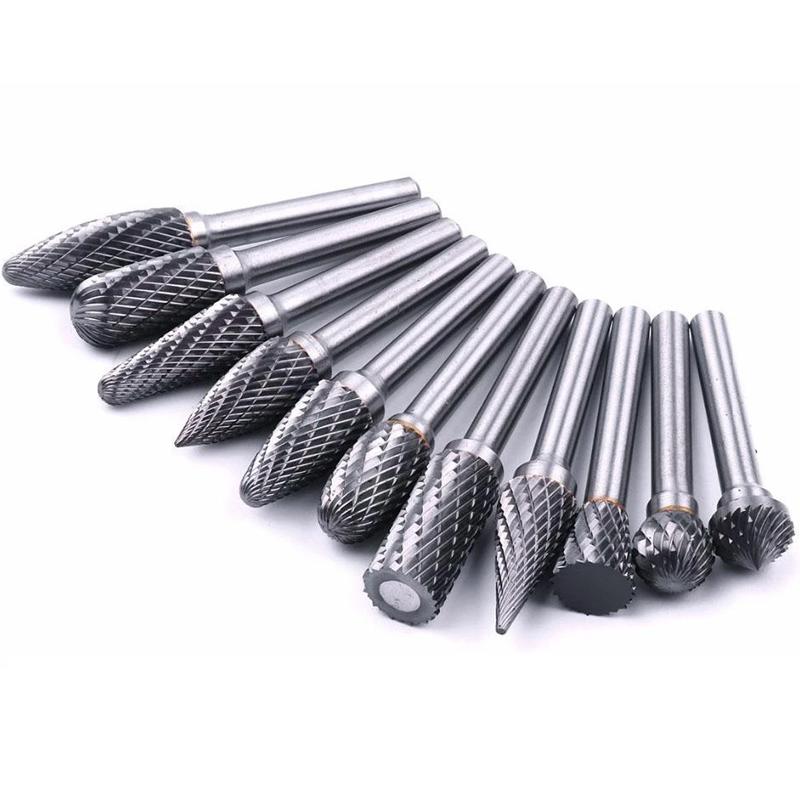10 in 1 Tungsten Steel Grinding Head (10PCS) | Kalsten