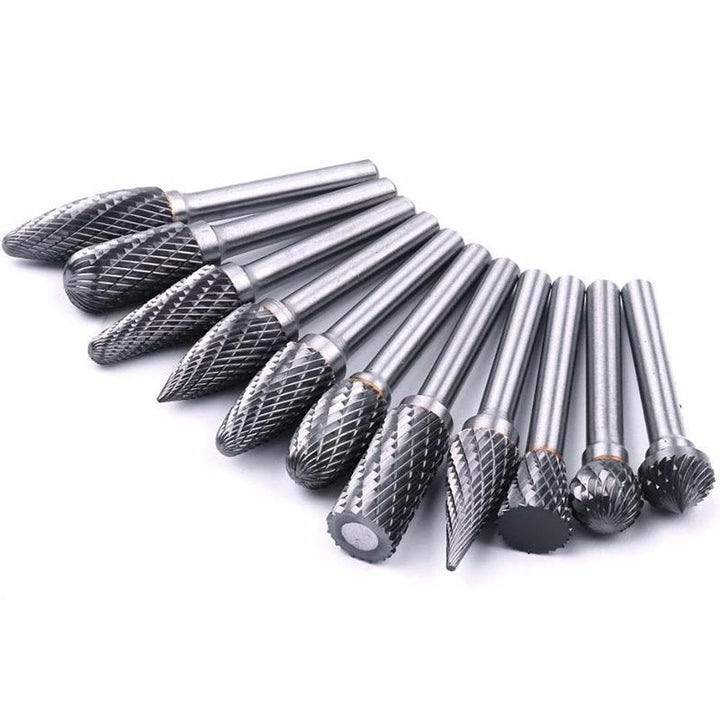 10 in 1 Tungsten Steel Grinding Head (10PCS) | Kalsten