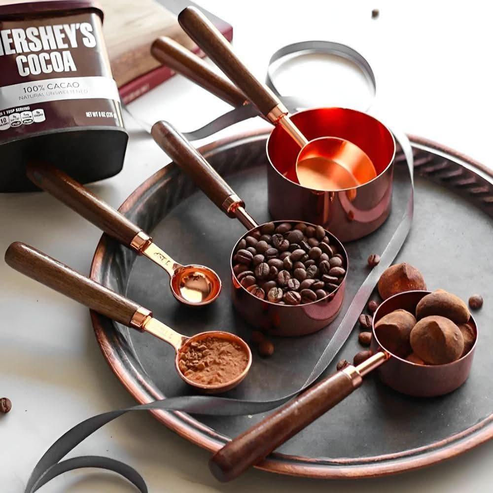 Norvo | Premium Measuring Set in Stainless Steel with Copper Coating