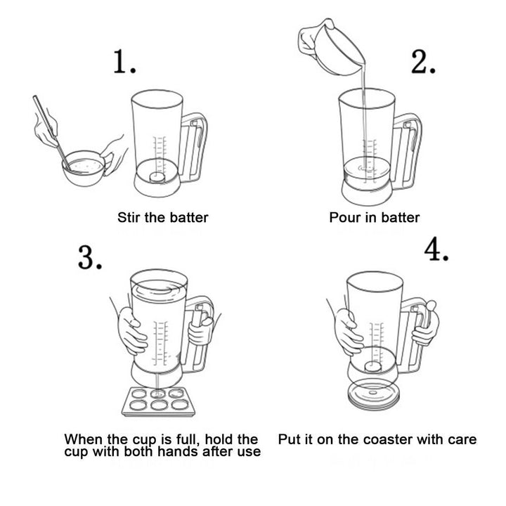 Cake and Pancake Batter Mixer and Dispenser | Kalsten