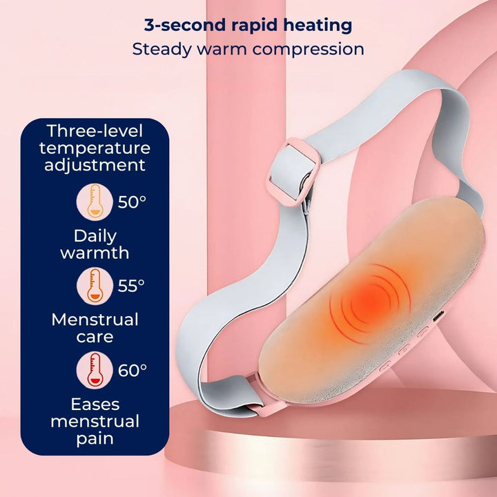 CalmFlow Heating Pad for Period Cramps | Period Cramps Relief - Soothing Heat for Cramps - Muscle Relaxation - Stress Reduction Kalsten