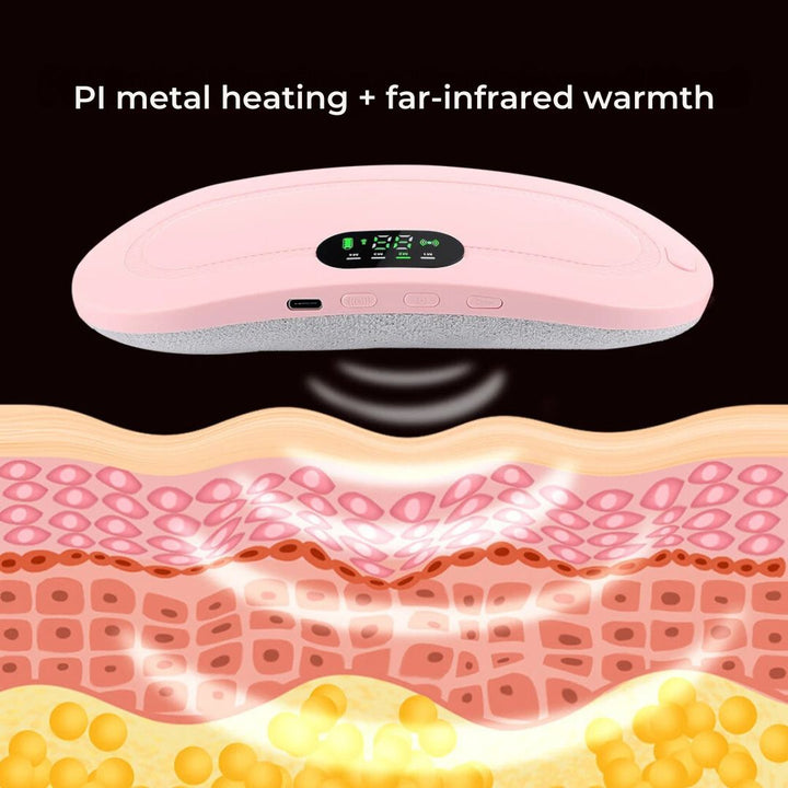 CalmFlow Heating Pad for Period Cramps | Period Cramps Relief - Soothing Heat for Cramps - Muscle Relaxation - Stress Reduction Kalsten