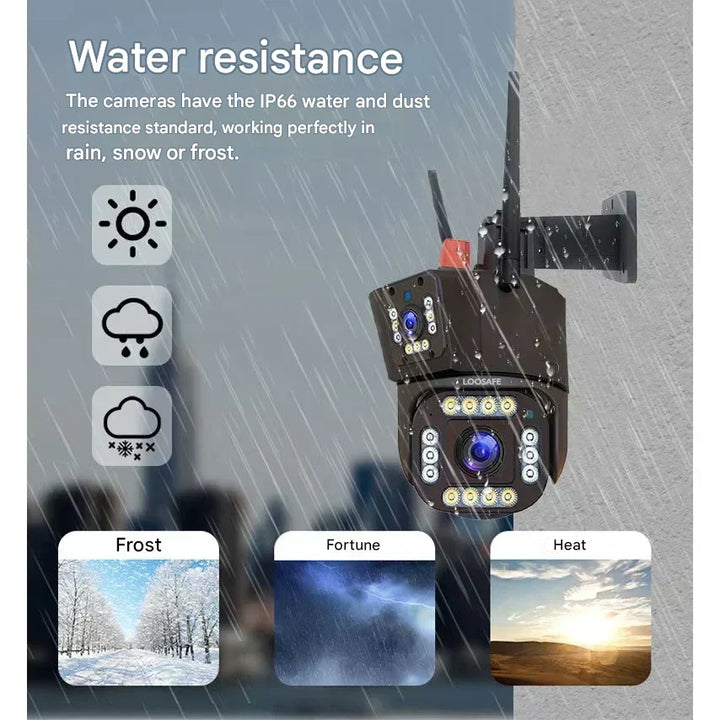 DualGuard Solar 4K – Wireless 4K Security Camera with Solar Panel and 4G | Kalsten
