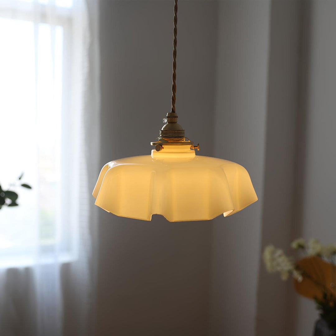 French Flower Droplight Pendant Swag Light | Kalsten