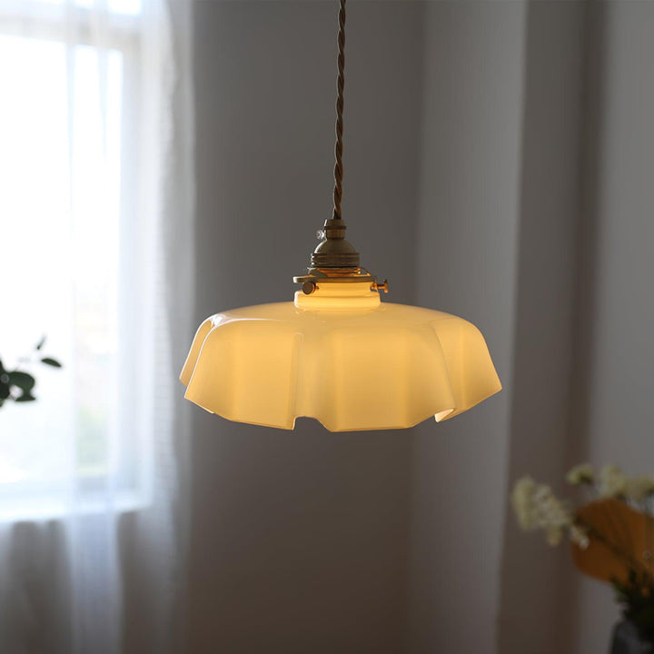 French Flower Droplight Pendant Swag Light | Kalsten