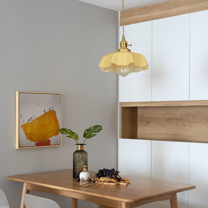 French Flower Droplight Pendant Swag Light | Kalsten