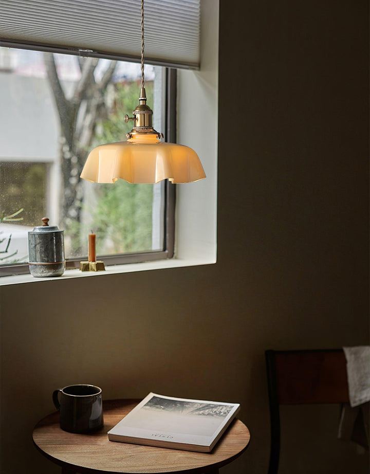 French Flower Droplight Pendant Swag Light | Kalsten