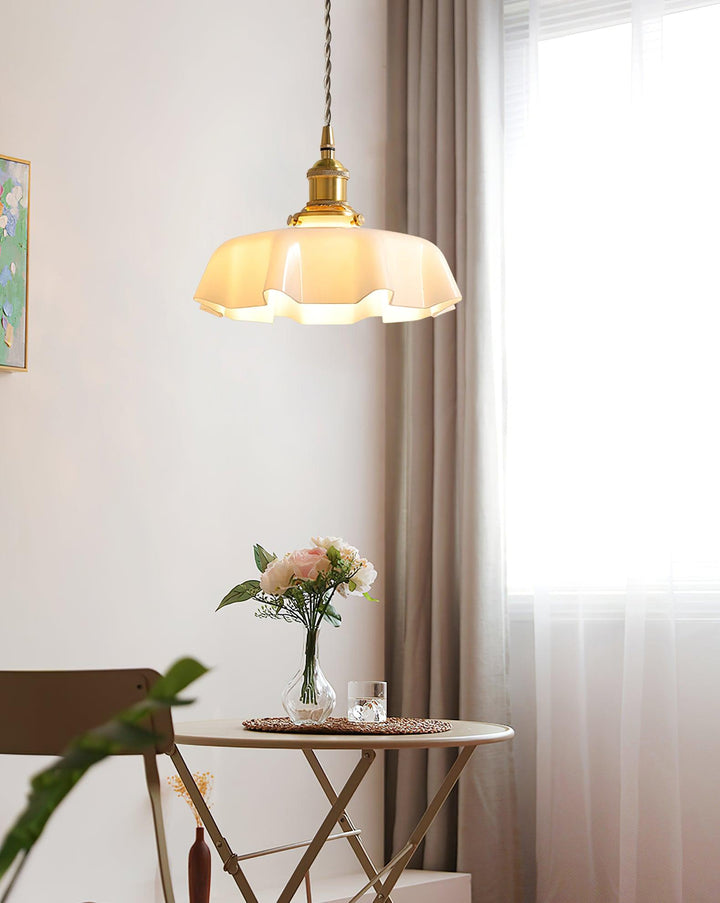 French Flower Droplight Pendant Swag Light | Kalsten