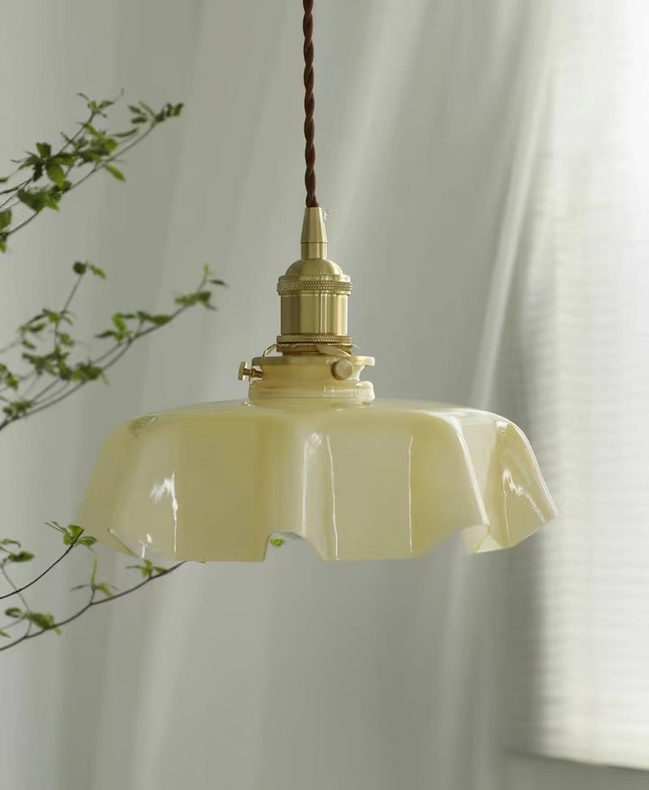 French Flower Droplight Pendant Swag Light | Kalsten