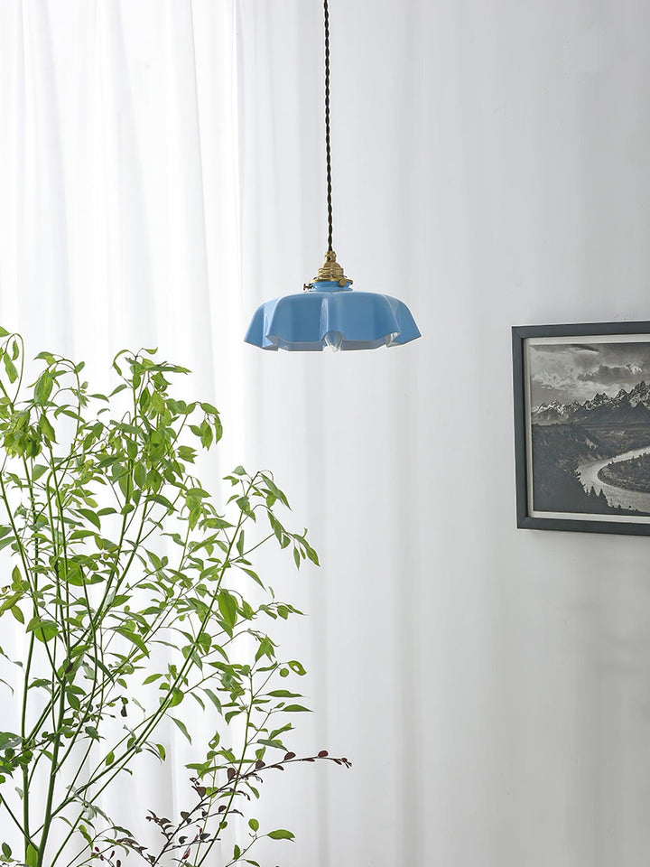 French Flower Droplight Pendant Swag Light | Kalsten