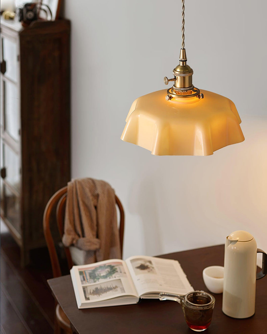French Flower Droplight Pendant Swag Light | Kalsten