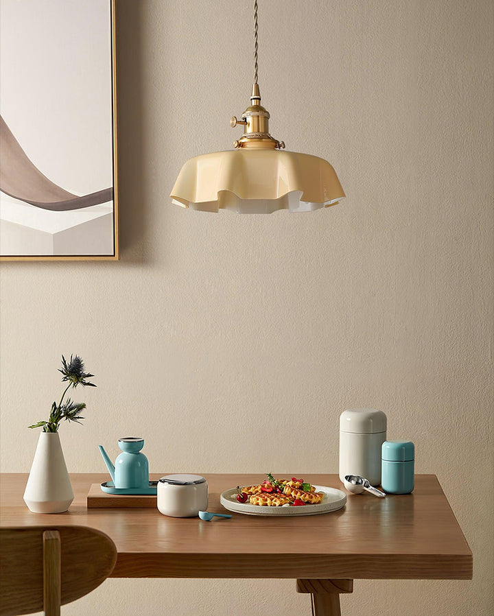 French Flower Droplight Pendant Swag Light | Kalsten