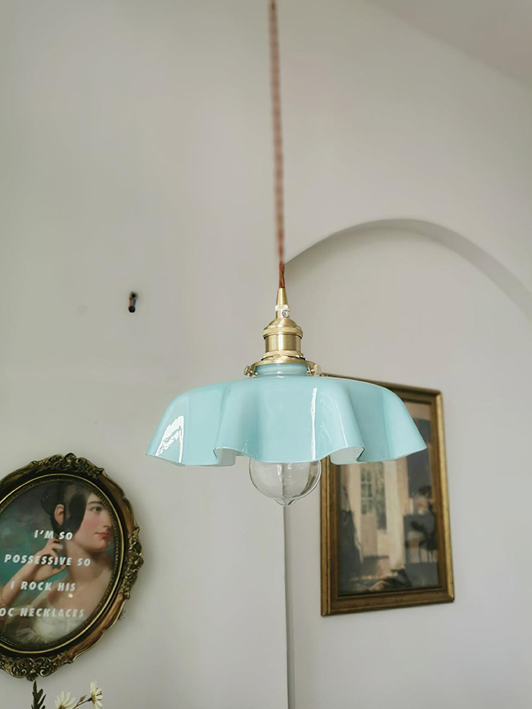 French Flower Droplight Pendant Swag Light | Kalsten